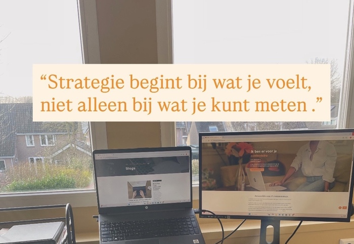 strategie draait om voelen niet alleen om meten